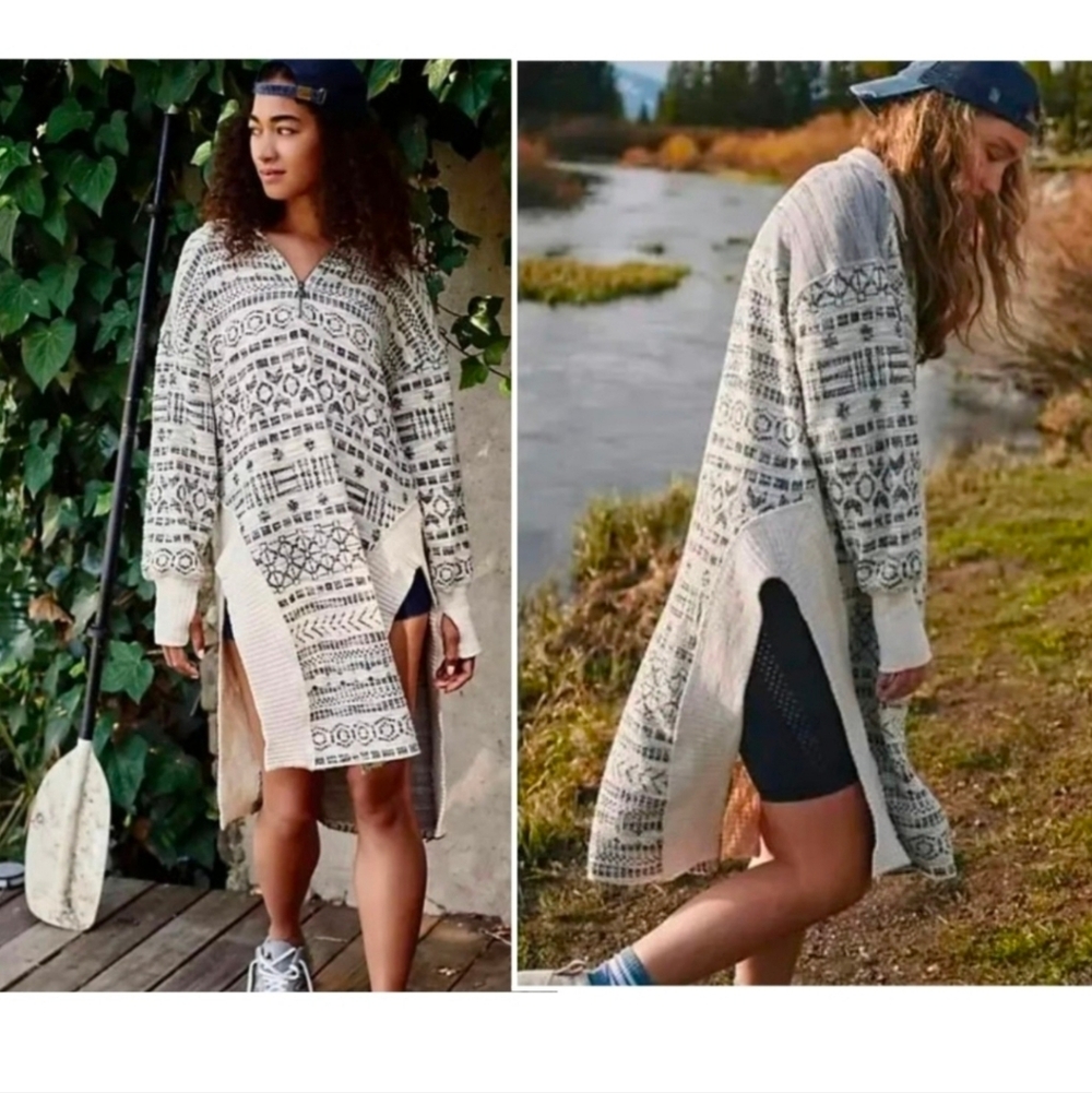Free People Hole In One Half Zip